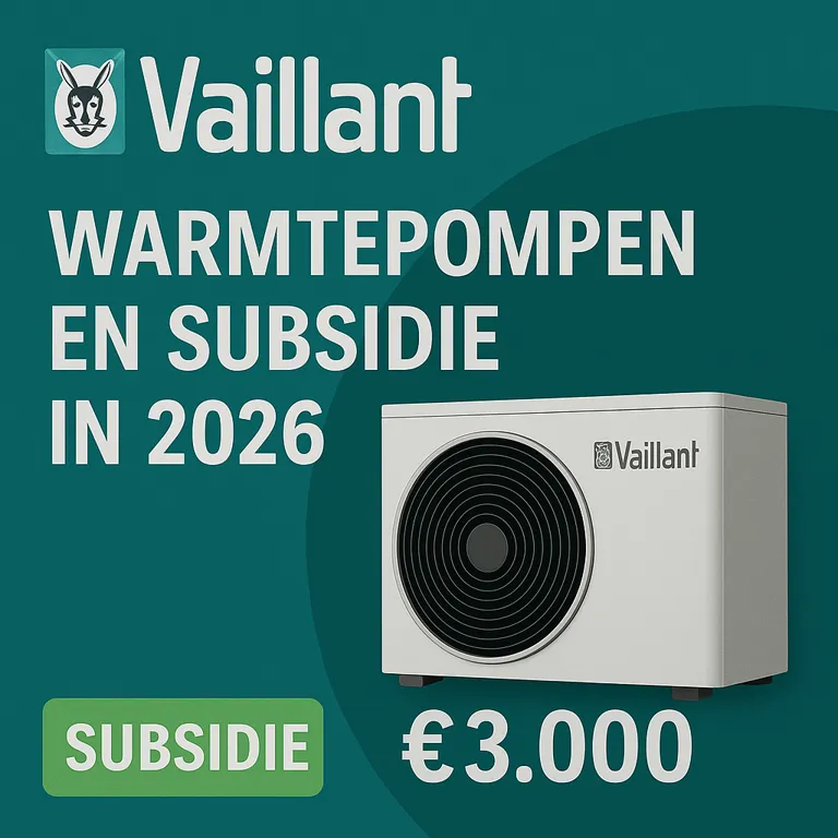 Vaillant warmtepompen 2026 met subsidie